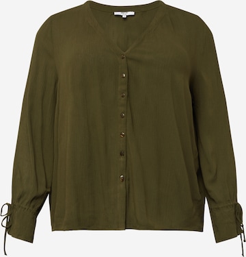 ABOUT YOU Curvy Blouse 'Nena' in Groen: voorkant
