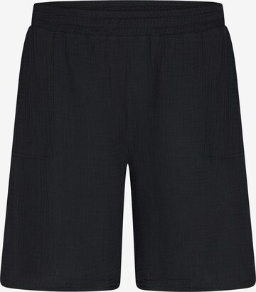 SASSYCLASSY - Pantalón en negro: frente
