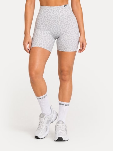 Skinny Leggings ' Velvara ' Smilodox en gris : devant