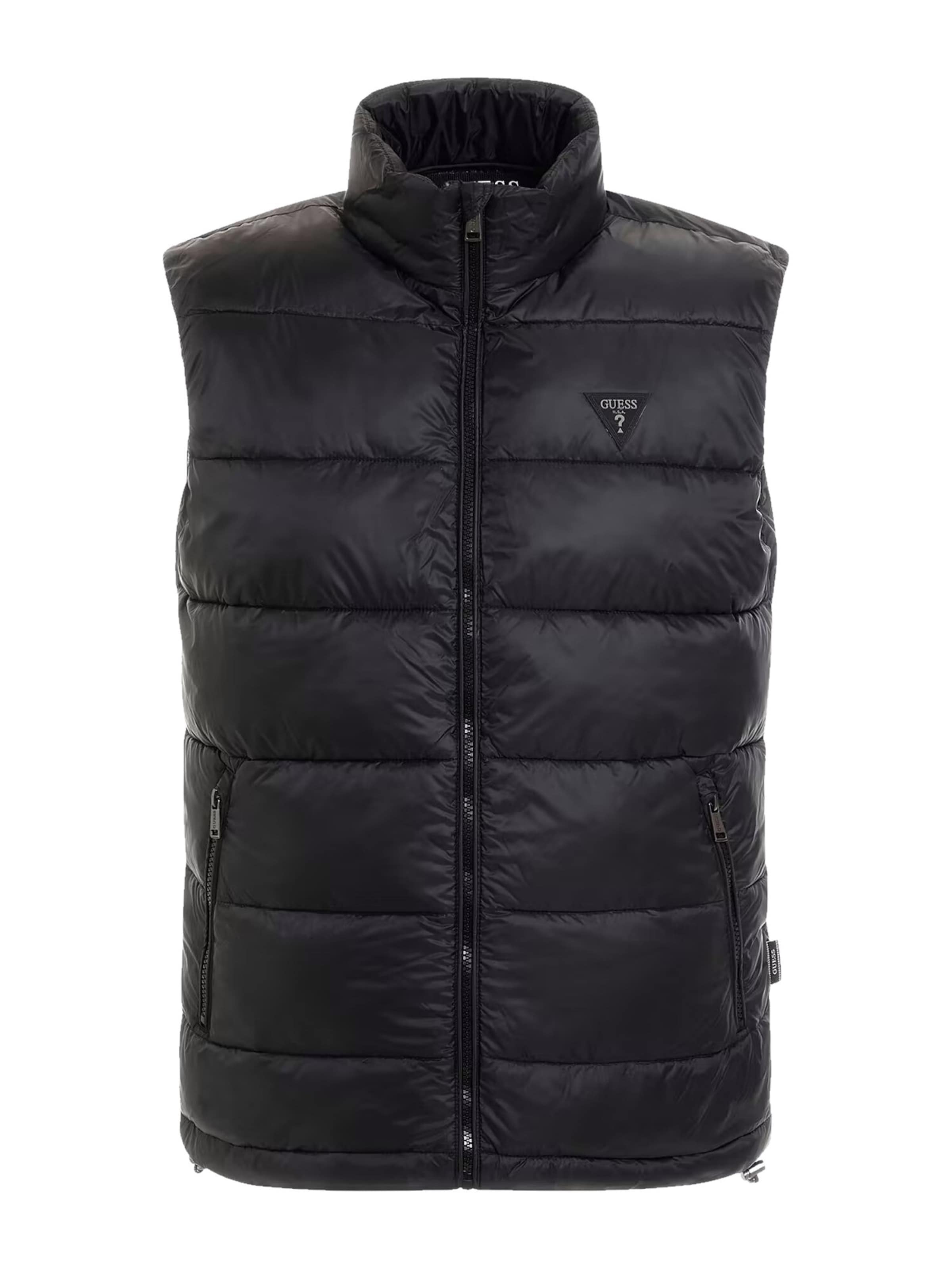 GUESS Väst i svart: framsida