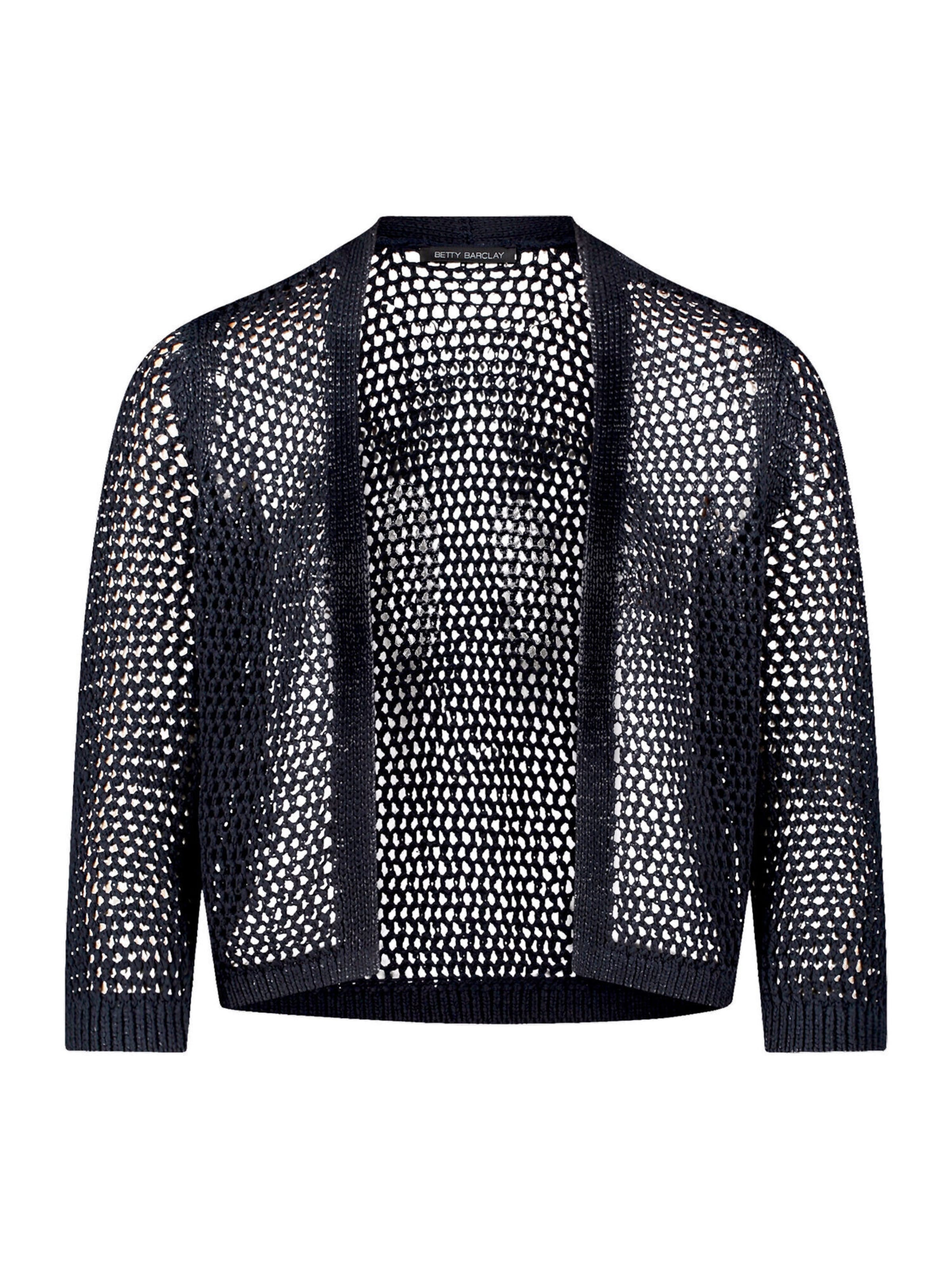 Betty Barclay Gebreid vest in Blauw: voorkant