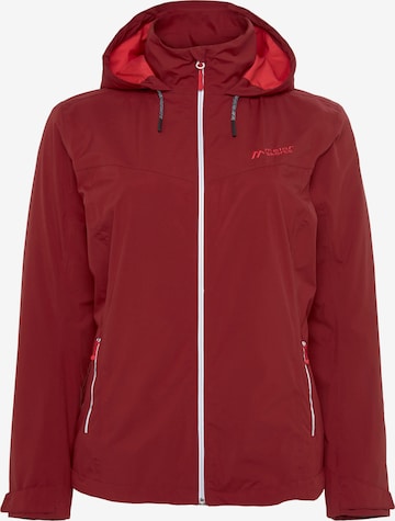 Maier Sports Outdoor Jacket in Red: front