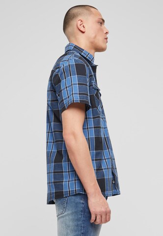 Brandit Regular fit Button Up Shirt 'Roadstar' in Blue