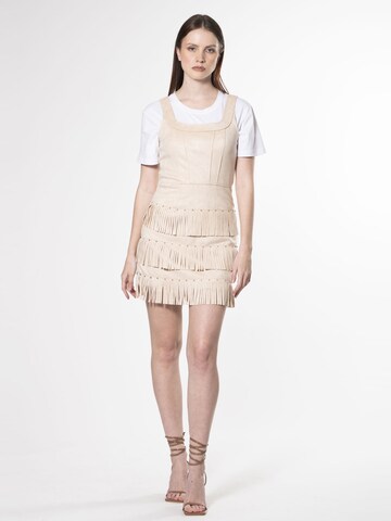 Influencer Dress in Beige