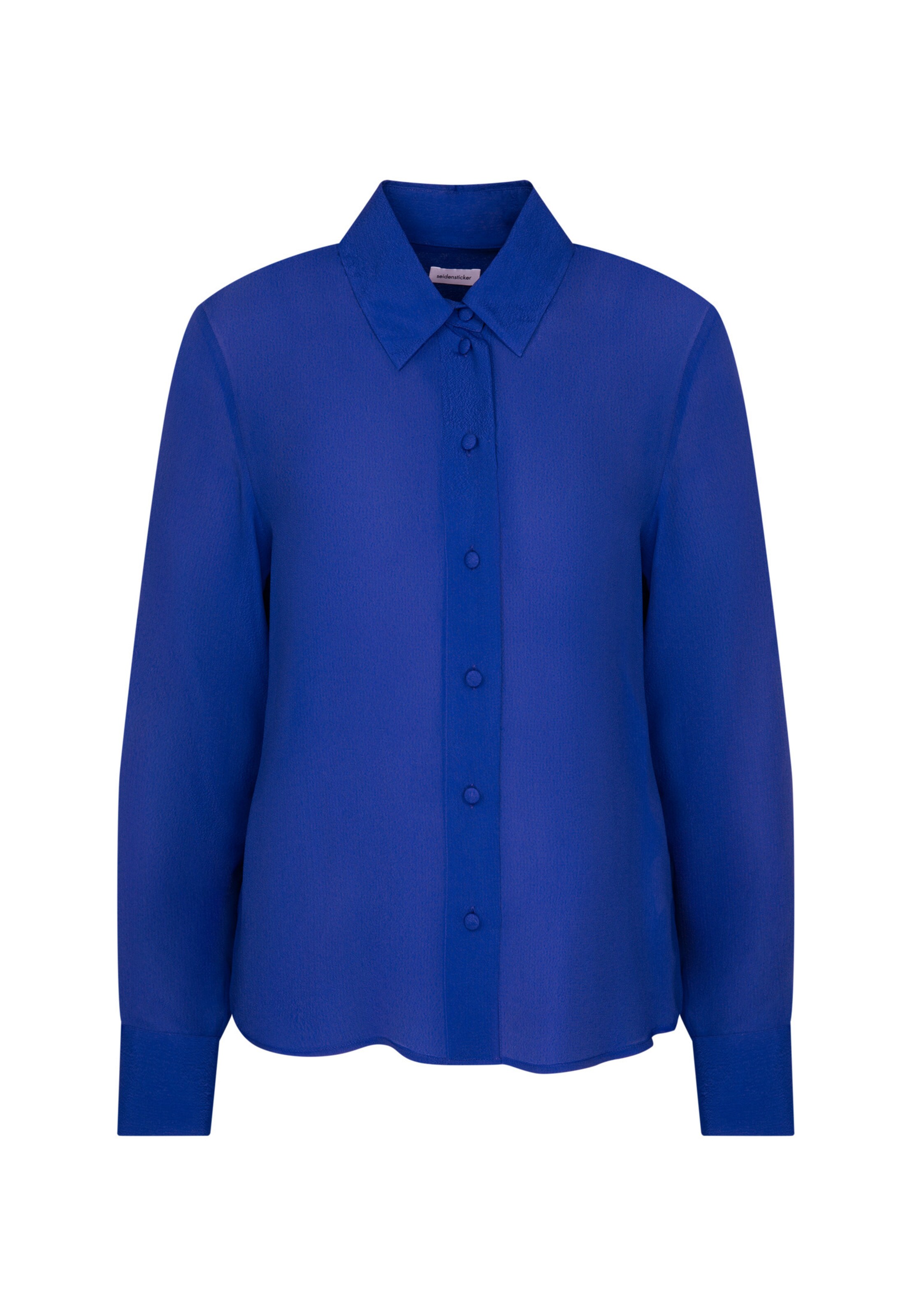 SEIDENSTICKER Blouse 'September Drop 252' in Blue: front