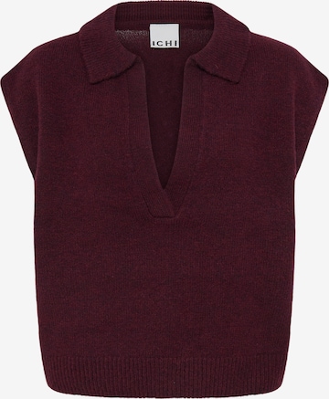ICHI Bodywarmer 'IHPOVOKE' in Rood: voorkant