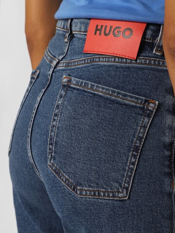 HUGO Skinny Jeansy w kolorze niebieski