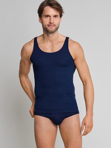 SCHIESSER - Camiseta térmica ' Classics ' en azul: frente