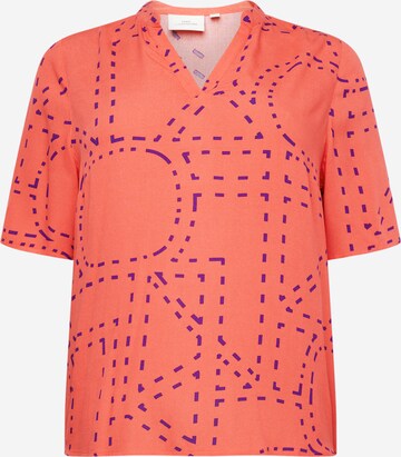 ONLY Carmakoma Bluse 'Phoebe' in Pink: predná strana