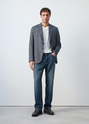 MANGO MAN Slim fit Suit Jacket in Blue