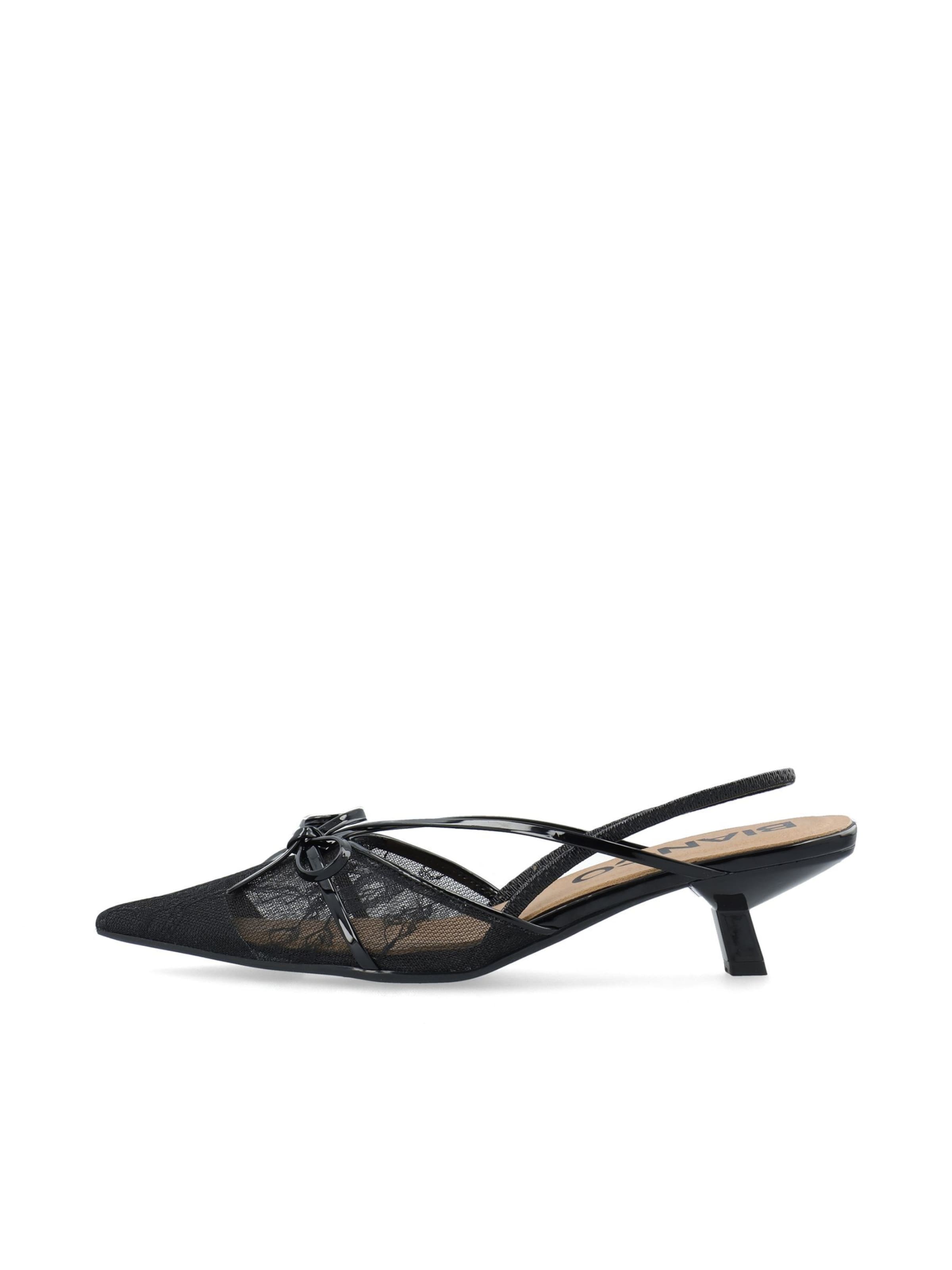 Bianco Slingpumps 'Kristin' in Zwart