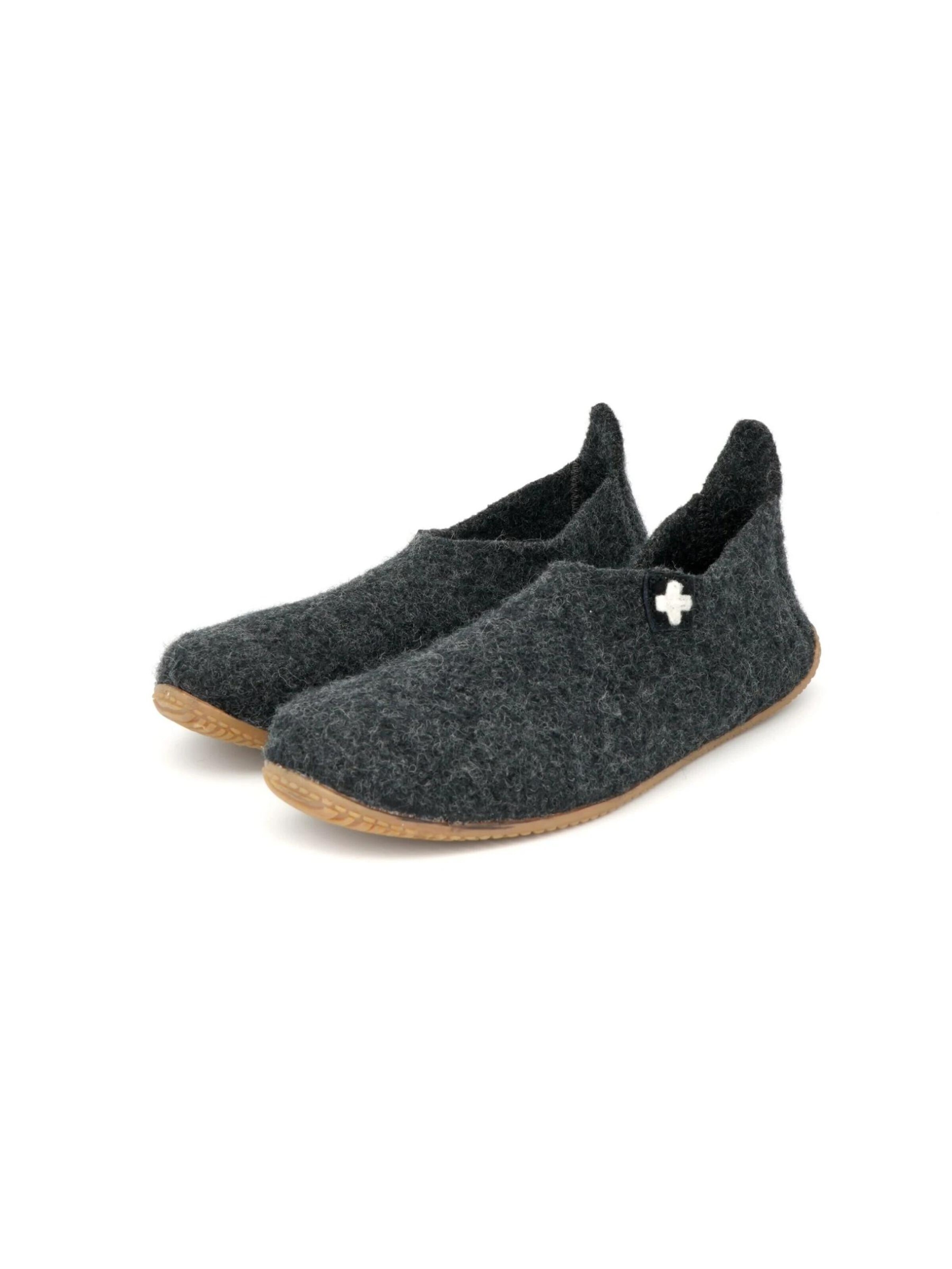 Living Kitzbühel Slipper 'Filz' in Grey