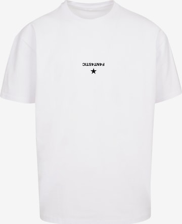 F4NT4STIC T-Shirt 'Geometric Abstract' in Weiß: predná strana