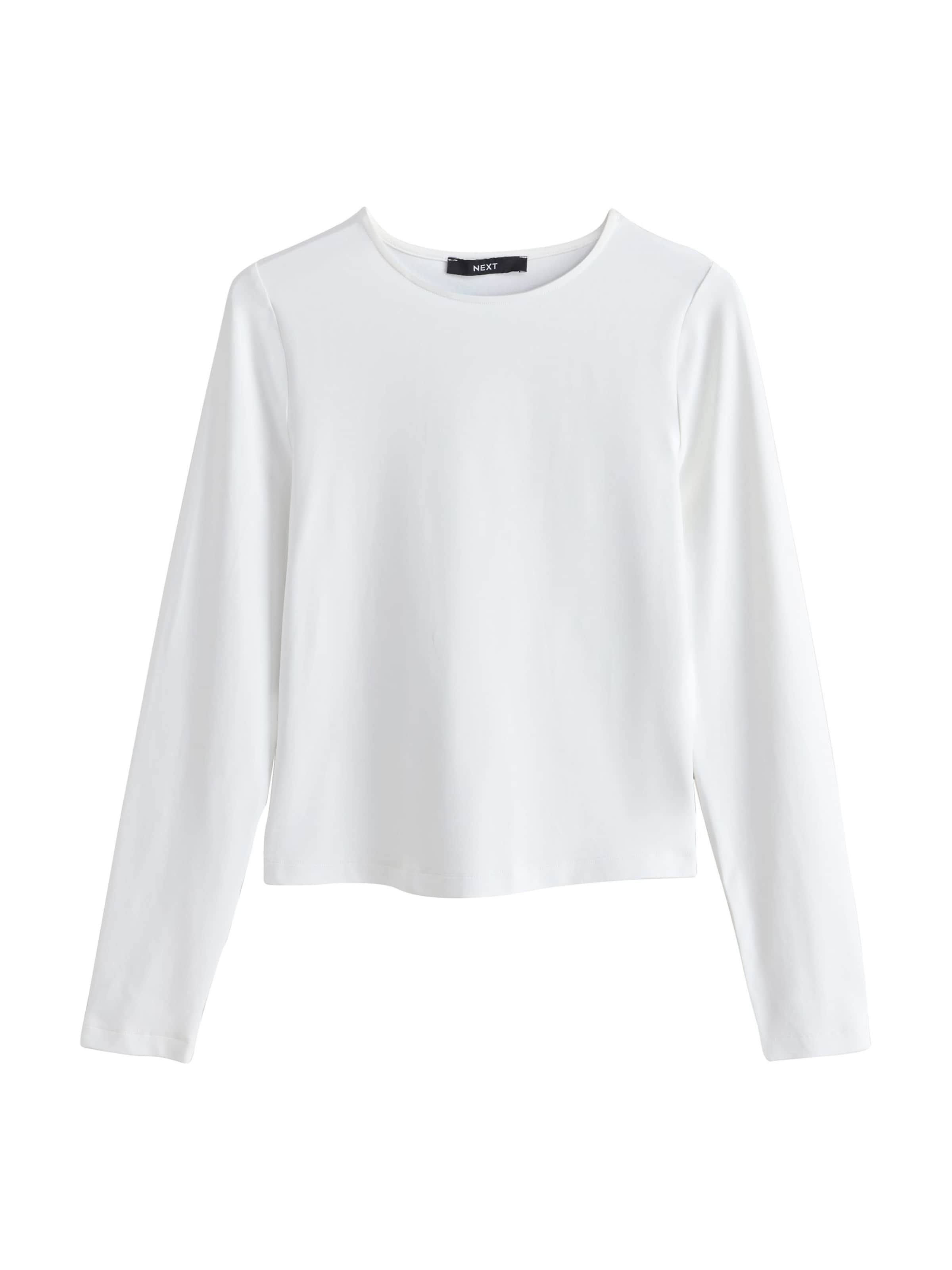 T-shirt Next en blanc : devant