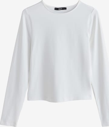 Tricou de la Next pe alb: față