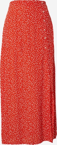 PIECES Spódnica 'SUI' w kolorze czerwony: przód