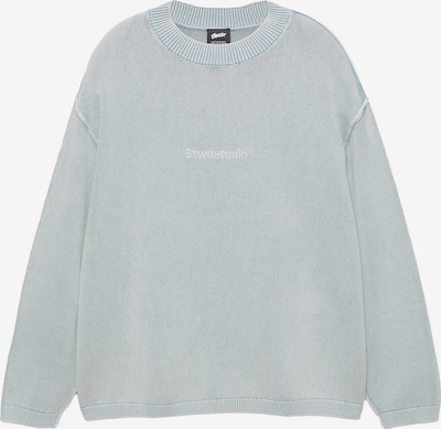 Pull&Bear Neulepaita 'STWD' värissä pastellinsininen, Tuotenäkymä