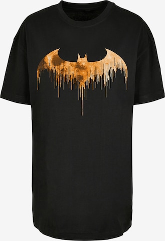 F4NT4STIC Shirt 'DC Comics Batman Arkham Knight Halloween Moon Logo Fill' in Black: front