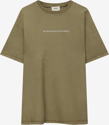 Pull&Bear T-Shirt in Grün: predná strana