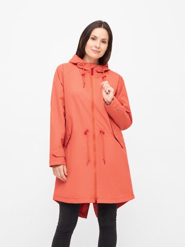 Derbe Raincoat 'Ripby' in Orange: front