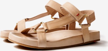 LLOYD Strap Sandals in Beige: front