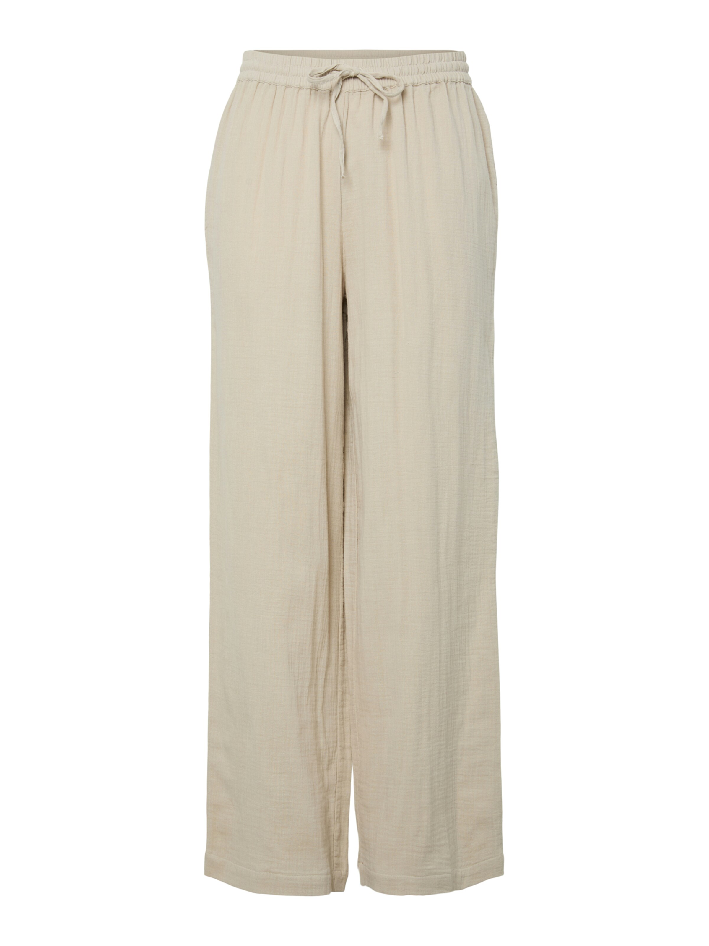 pelēks PIECES Platas staras Bikses 'PCSASTINA': no priekšpuses