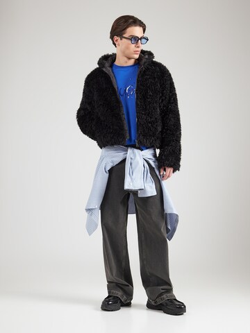 HUGO Тениска 'Nierofix' в синьо