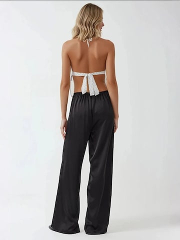 Hiccup Wide Leg Hose 'Ana' in Schwarz