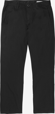 Volcom Regular Chino 'FRICKIN' in Zwart: voorkant