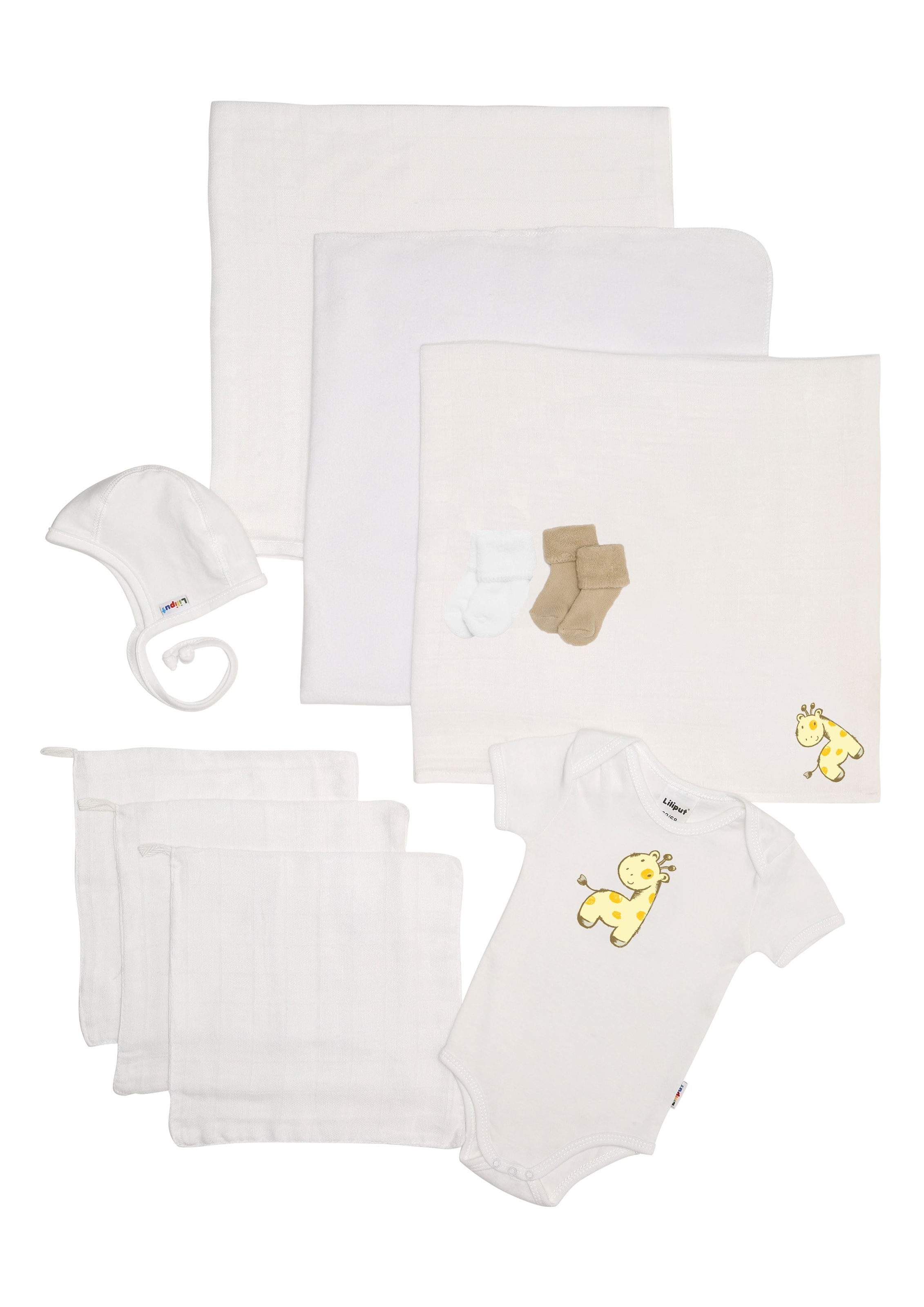 LILIPUT Underwear Set 'Giraffe' in White: front