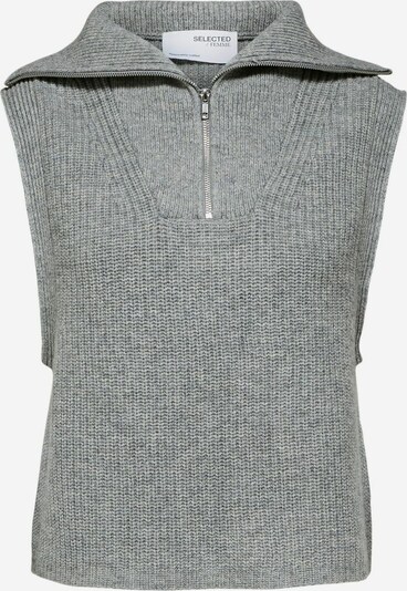 SELECTED FEMME Knitted Vest in Grey, Item view