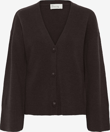 My Essential Wardrobe Cardigan 'Huxi' i brun: forside