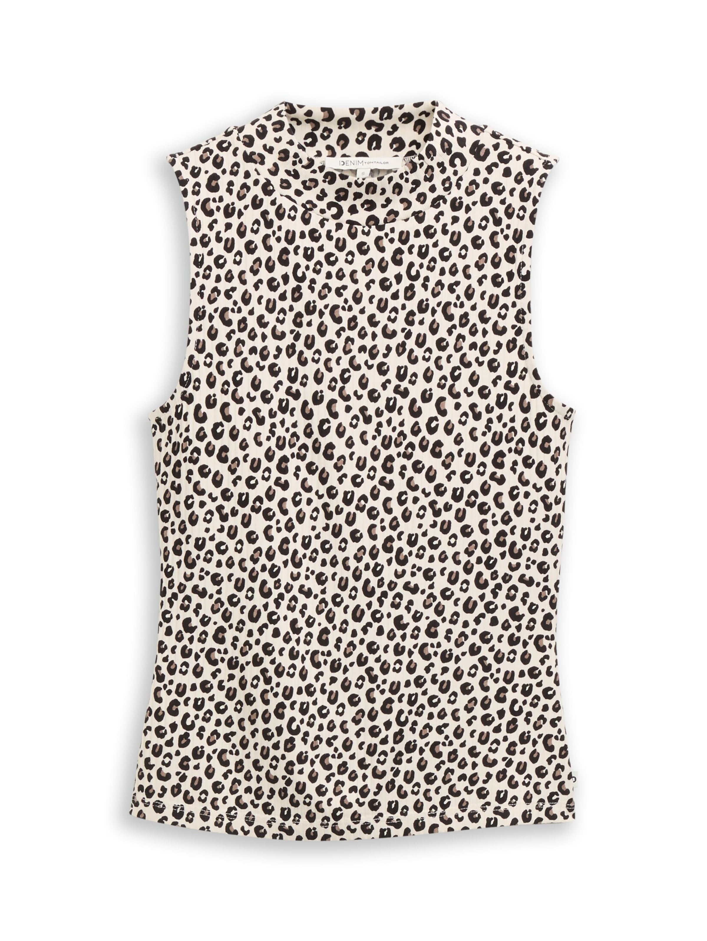 Haut TOM TAILOR DENIM en beige : devant