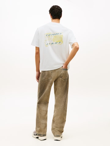 Tricou '90S' de la Tommy Jeans pe alb: față