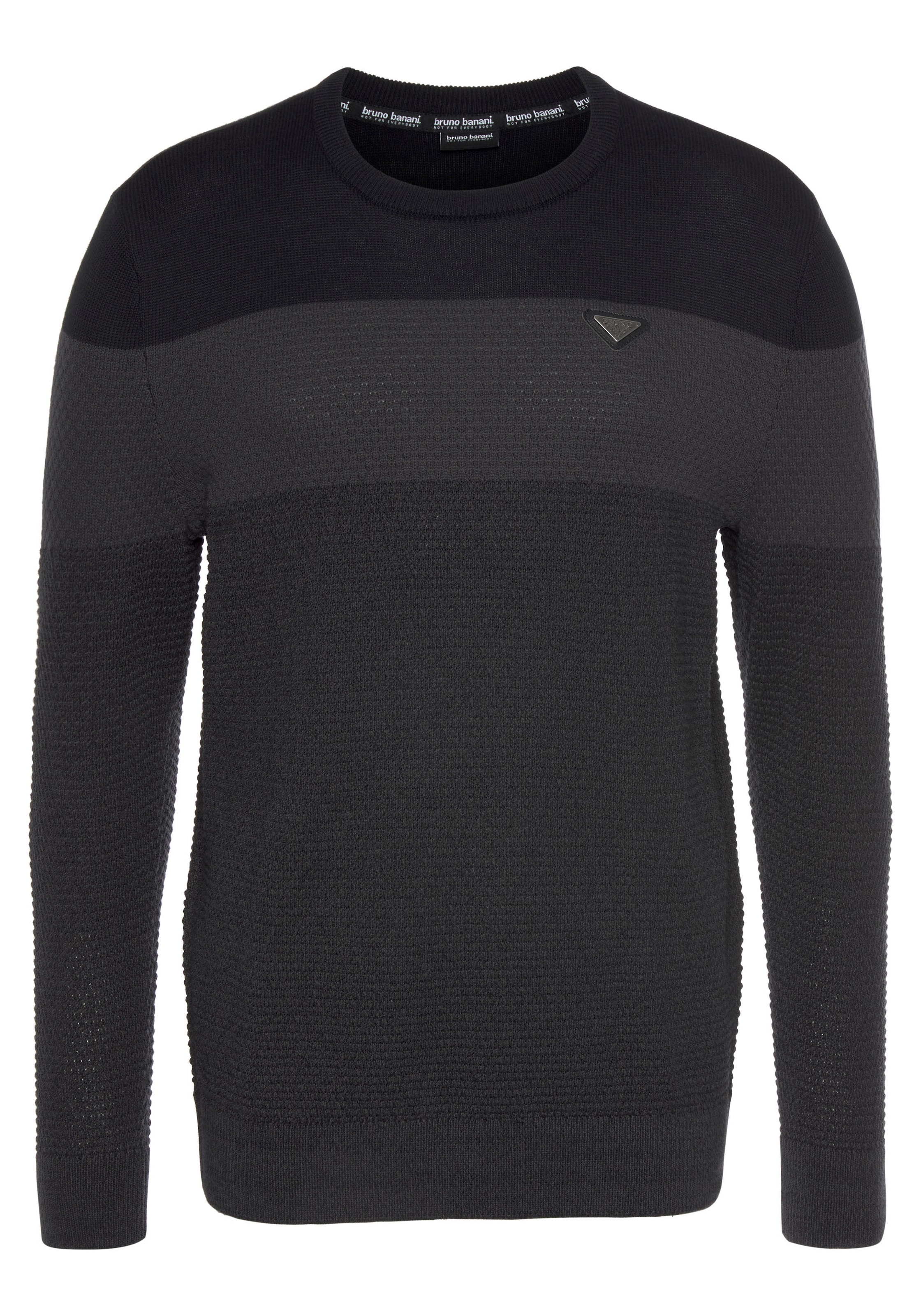 Bruno Banani Sweater in Black: front