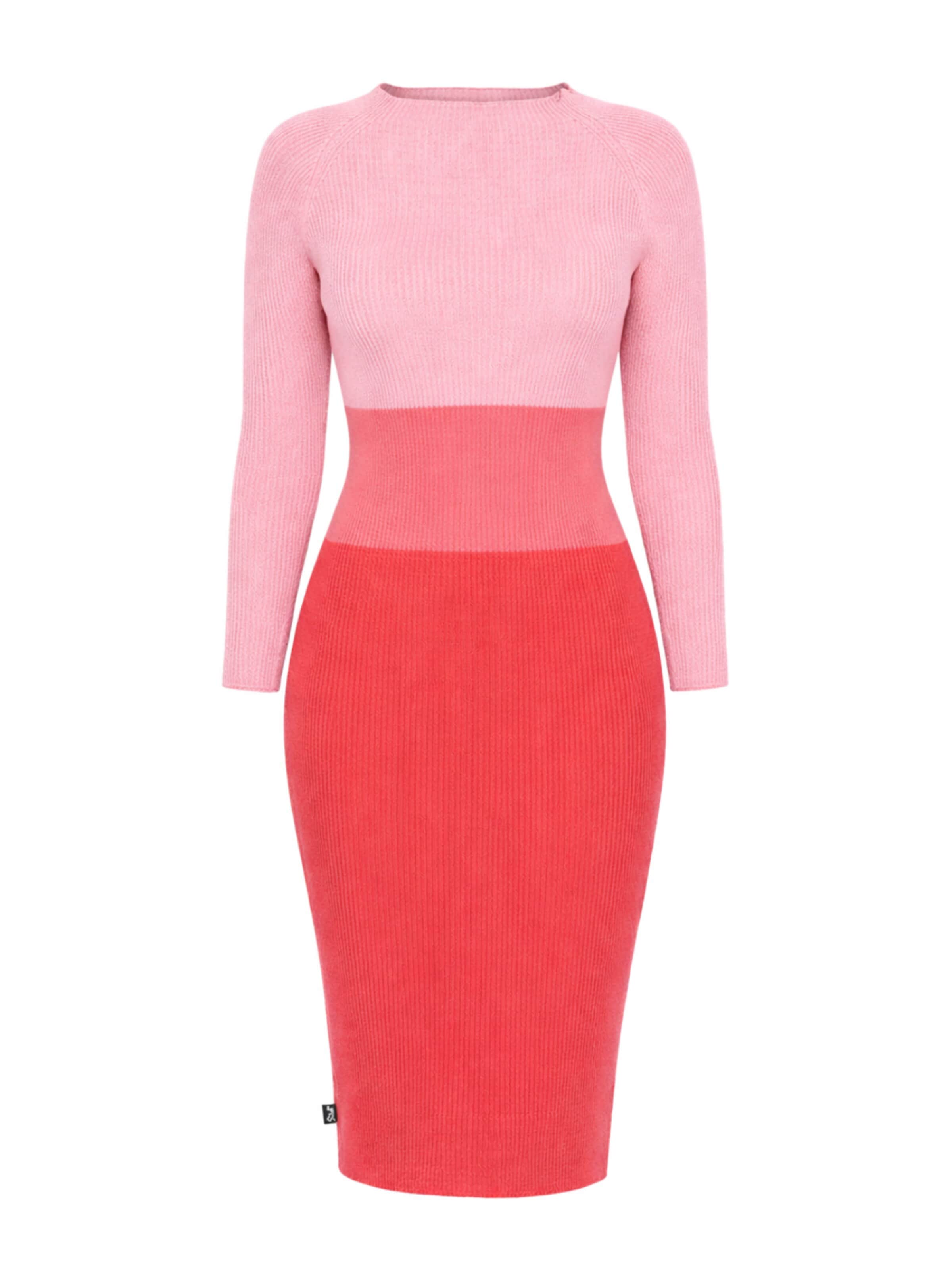 Süel knitwear Strickkleid‌‌ in Rot: Vorderseite