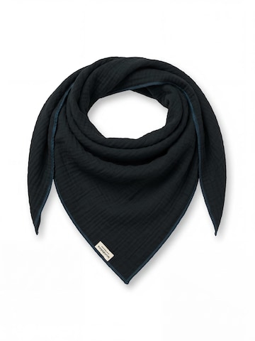 wundabaa Scarf 'mus 130x130x180' in Black: front