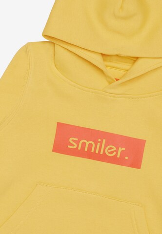 smiler. Sweatshirt in Yellow