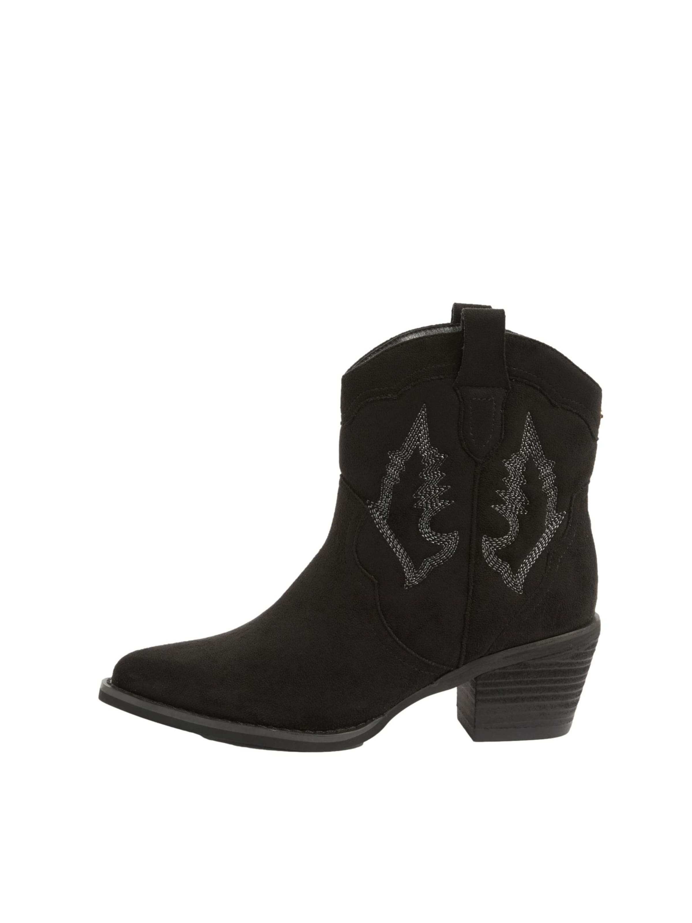 Bottes de cowboy Lipsy en noir : devant