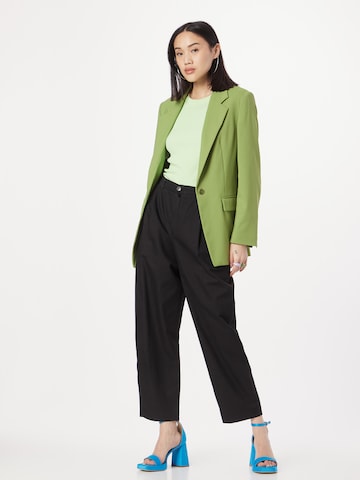 DRYKORN Regular Pleat-Front Pants 'EARLY' in Black