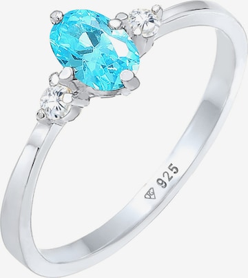 ELLI Ring in Blauw: voorkant