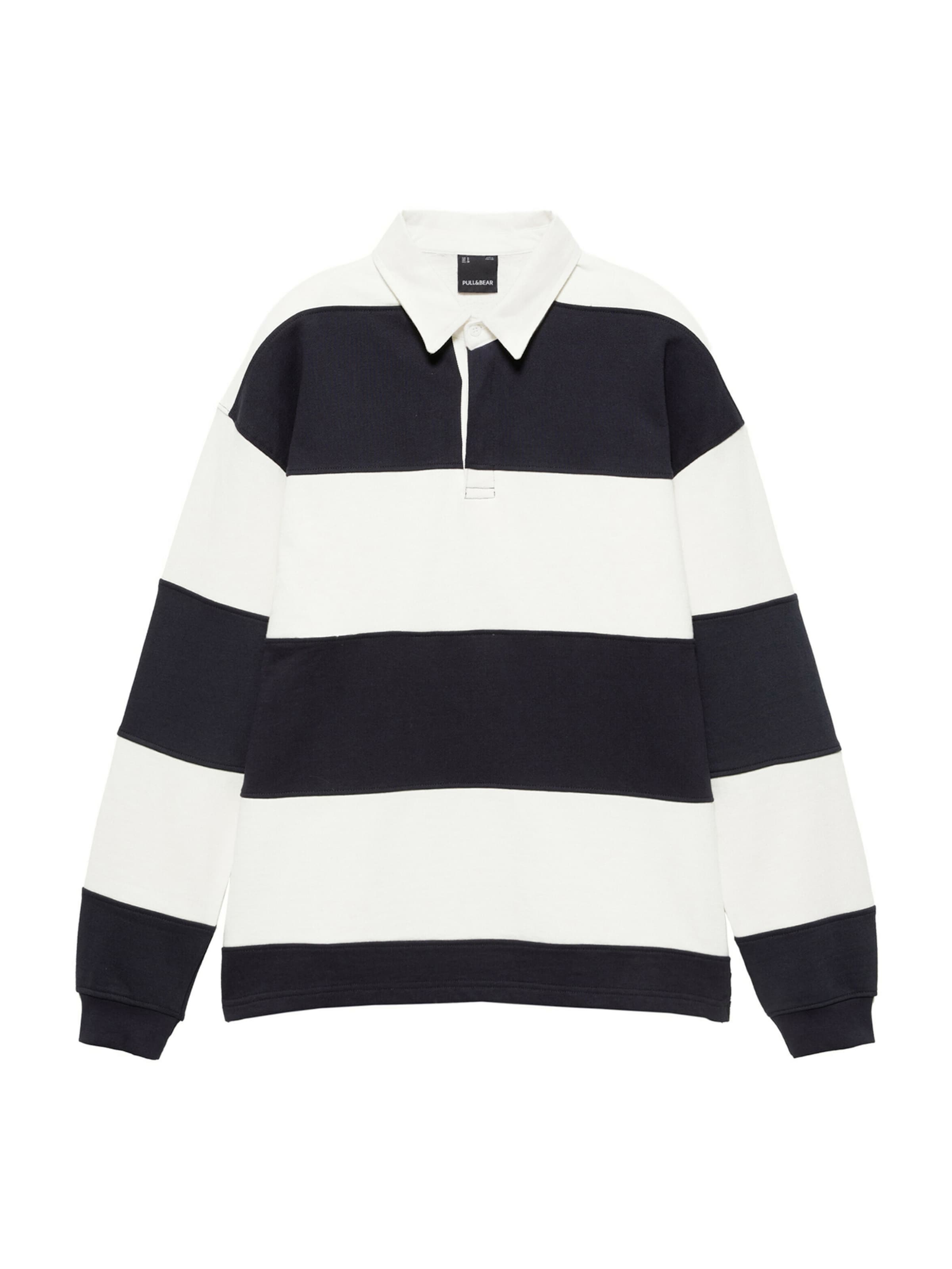 Pull&Bear Mikina - Čierna: predná strana