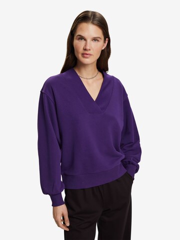 ESPRIT Sweatshirt in Purple: front