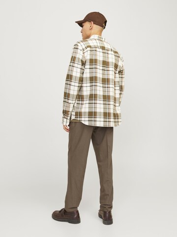 JACK & JONES regular Bukser med fals i brun