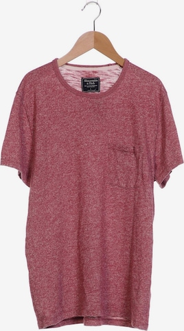 Abercrombie & Fitch T-Shirt L in Rot: predná strana