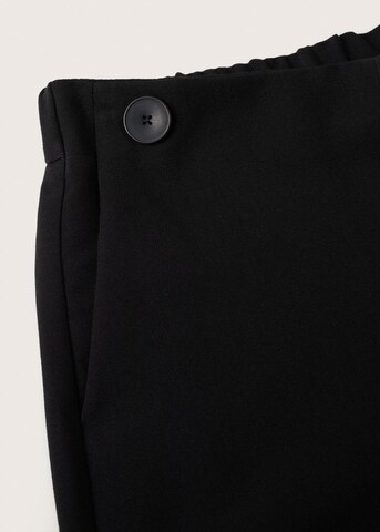 MANGO Regular Chino Pants 'Dorito' in Black