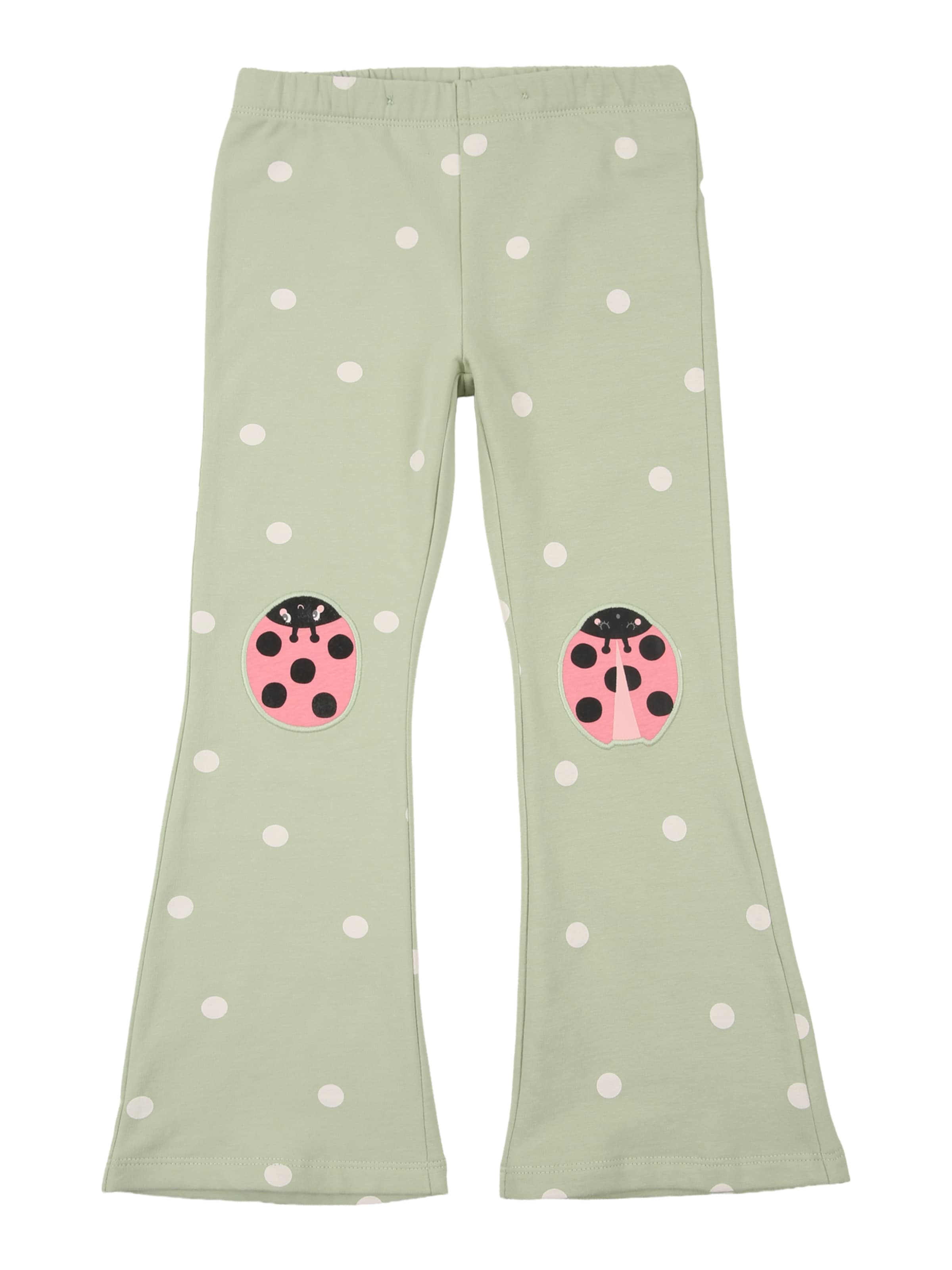 Flared Pantaloni di Lindex in verde: frontale