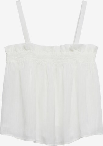 MANGO Top 'Lecce' in White: front