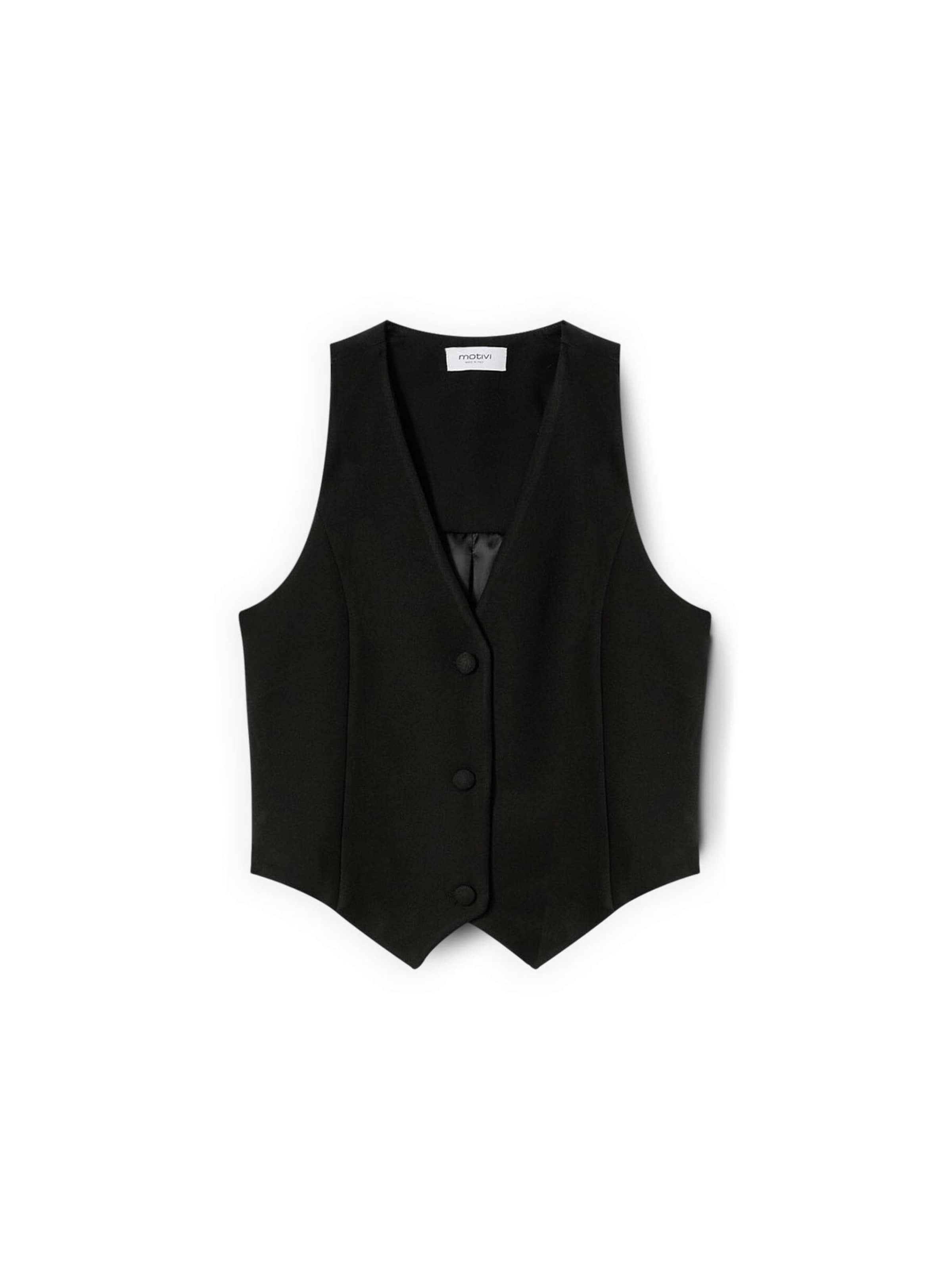 MOTIVI Bodywarmer in Zwart: voorkant