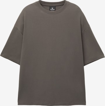 Pull&Bear T-Shirt in Grau: Vorderseite
